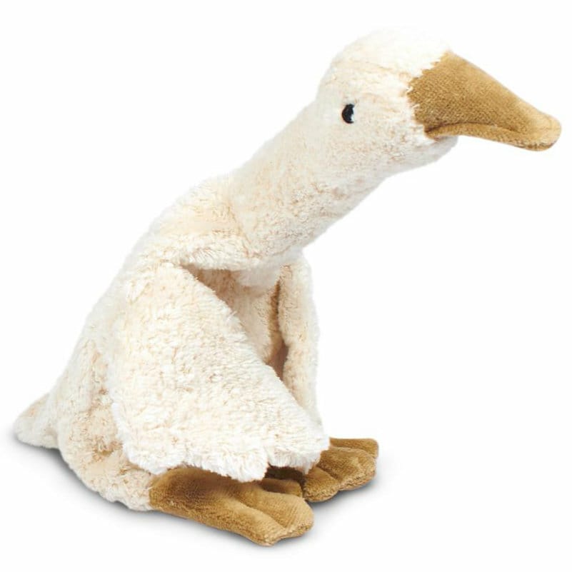 Cuddly Animal Goose Small White