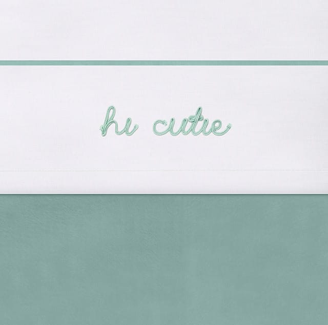 Laken 75x100 Hi Cutie Green