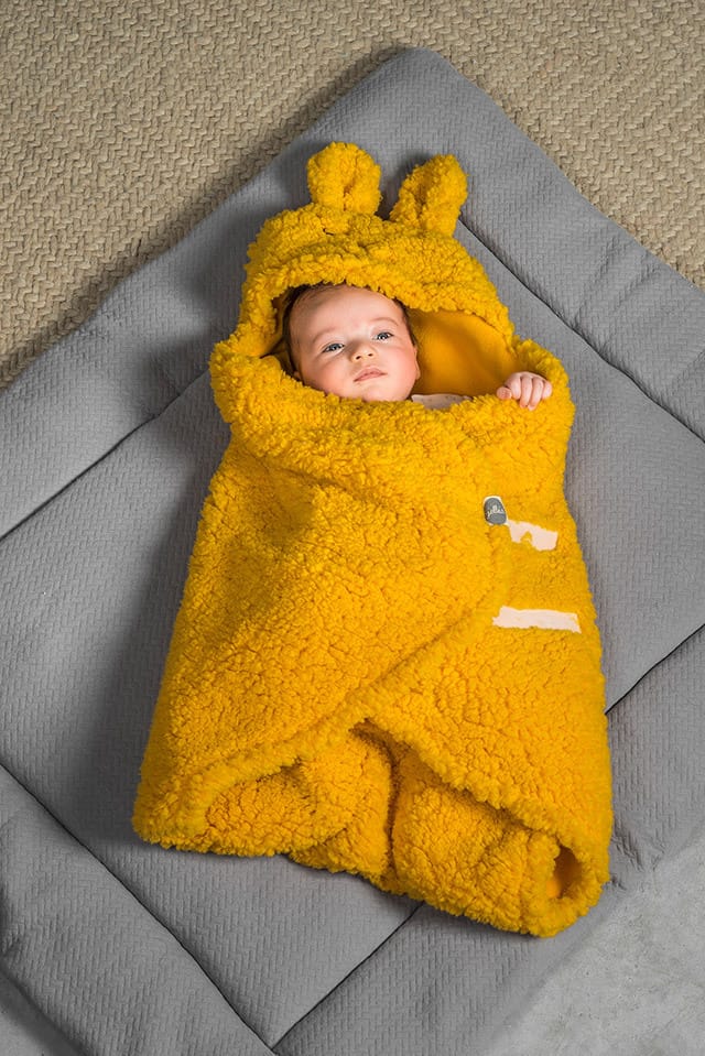 Wikkeldeken Bunny Mustard