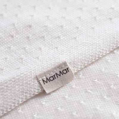 Alia Knit Blanket - Gentle White