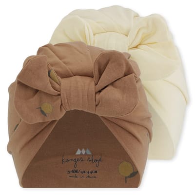 Bambi Bonnet (2-pack) Brown Lemon / Vanilla