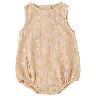 Barboteuse Romper - Vegetal Peach