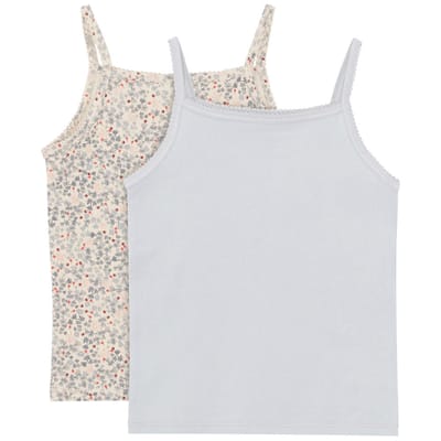 Basic Strap Top - Rose Hip Blue (2 pack)