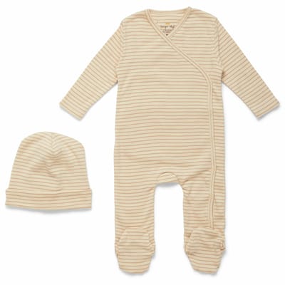 Boxpakje + Babymuts Toasted Peach Stripe