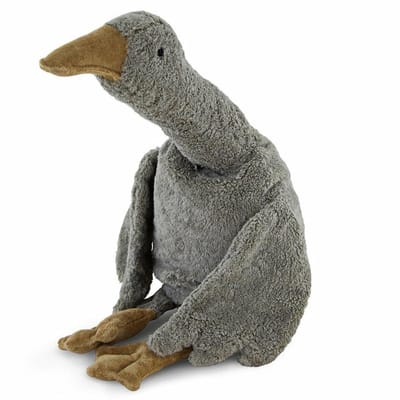 Cuddly Animal Goose Large Grey
