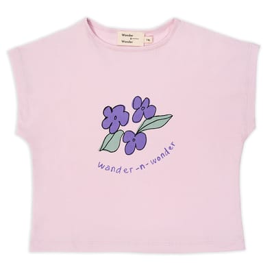Daisy Crop Top Lilac