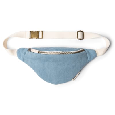 Denim Mini Fanny Pack - Blue