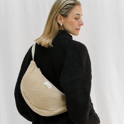 Ecru Teddy Adult Fanny Pack