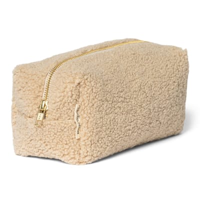 Ecru Teddy Pouch