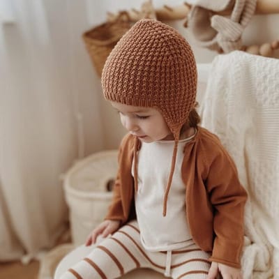 GREG Knitted Hat - Clay