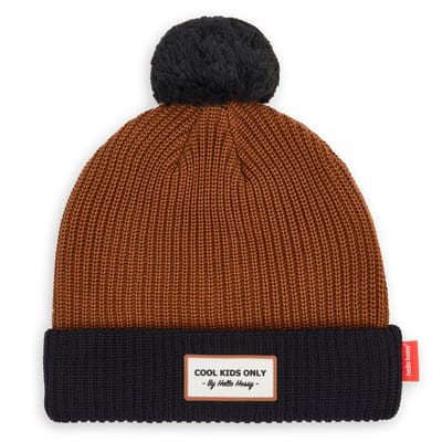 Hello Hossy Bonnet Color Block Blacky