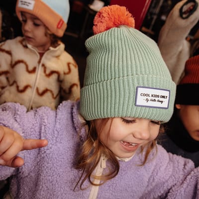 Hello Hossy Bonnet Color Block Santa