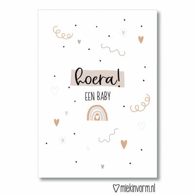 Hoera! Een Baby - Regenboog