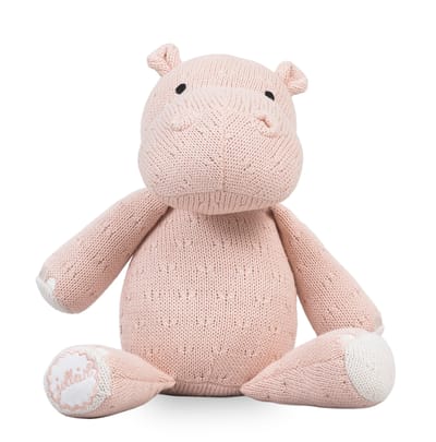 Knuffel Hippo Peach