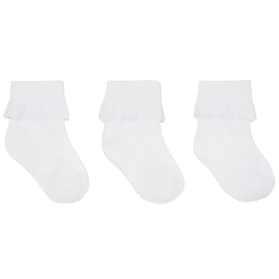Lace Socks - Optic White (3 pack)