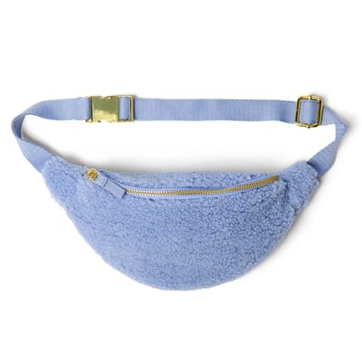 Light Blue Teddy Mini Fanny Pack