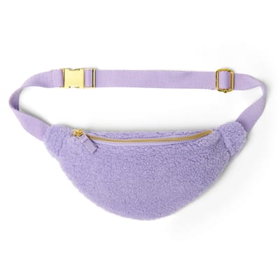 Lilac Teddy Mini Fanny Pack