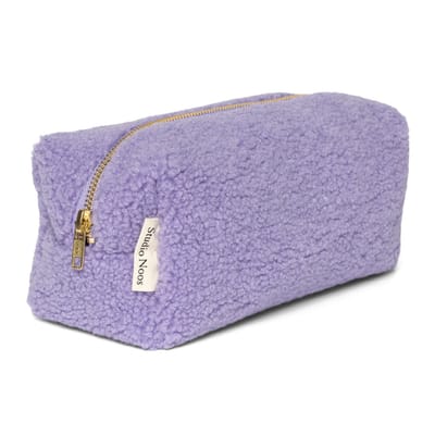 Lilac Teddy Pouch