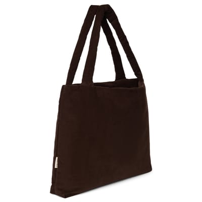 Mom Bag Rib Puffy Dark Brown