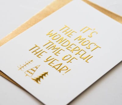 Most Wonderful Time Gold