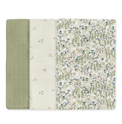 Muslin Squares (3 pack) - Riverbank (70cm x 70cm)