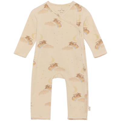 Newborn Jumpsuit Rainbow Kitty
