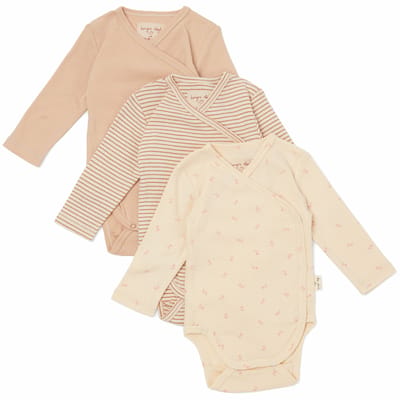Newborn Romper - Candy Tan Moonlight (3-pack)