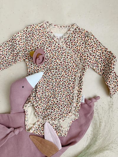 Newborn Romper Rosaraie Red