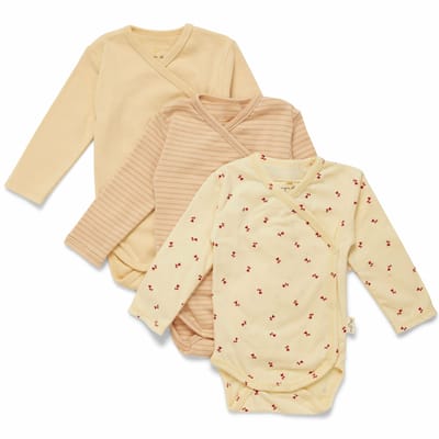 Newborn Romper - Toasted Peach (3-pack)