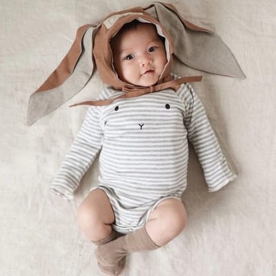 Romper Bunny Stripes