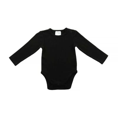 Romper Rib Black