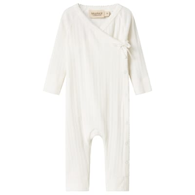 Rula Jumpsuit Pointelle Gentle White