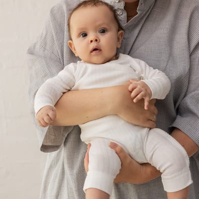 Rula Jumpsuit Pointelle Gentle White