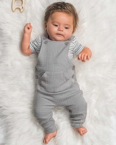 Salopette Wrinkled Grey