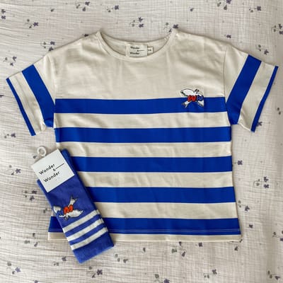 Striped T-Shirt Blue Stripe