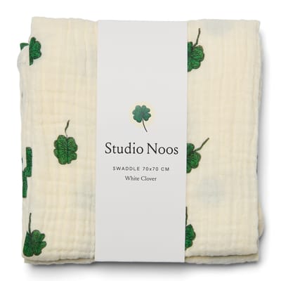 Swaddle 70x70 cm White Clover - Medium