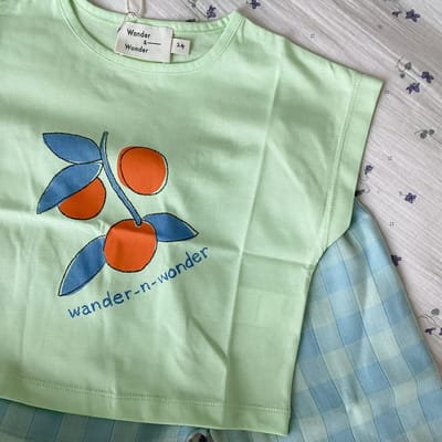 Tangerine Crop Top Mint
