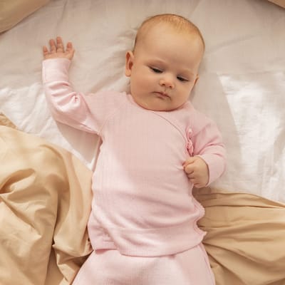 Tut Wrap Pointelle Cotton Candy