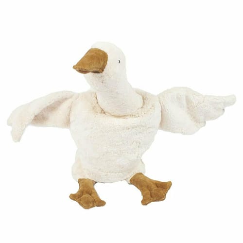 Cuddly Animal Goose Small White