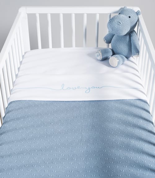 Laken 120x150 Love You Blue