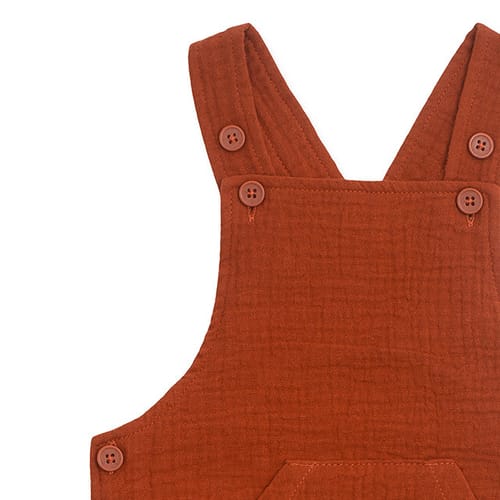 Salopette Wrinkled Rust