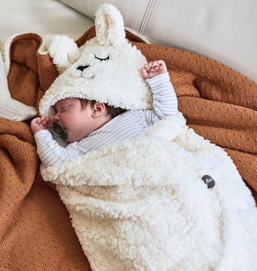 Wikkeldeken Bunny White