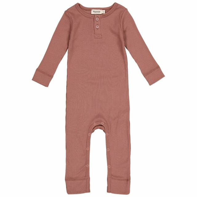 Jumpsuit Modal Rib - Madeira Rose