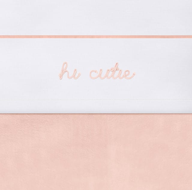 Laken 75x100 Hi Cutie Pink