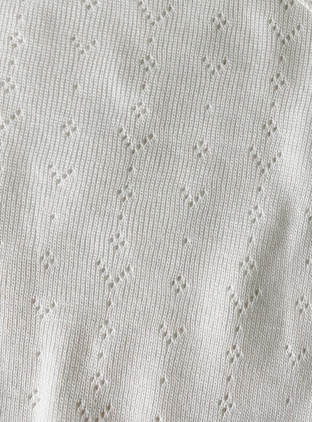 Piva Broekje Pointelle Flour White