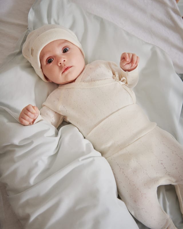 Piva Broekje Pointelle Flour White