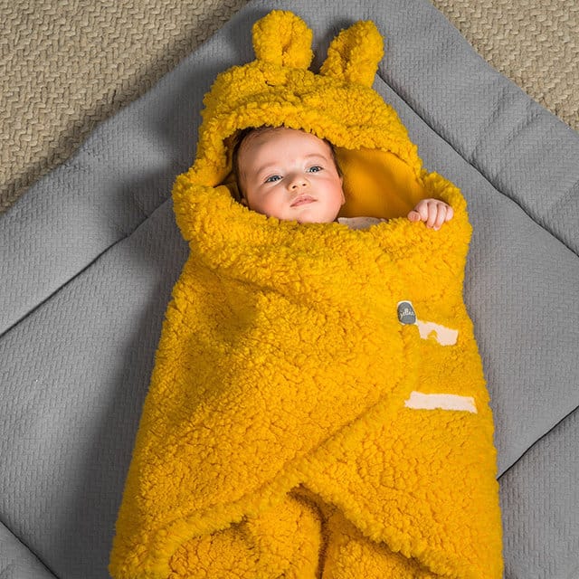Wikkeldeken Bunny Mustard