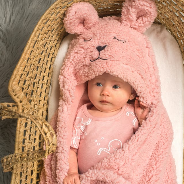 Wikkeldeken Bunny Pink
