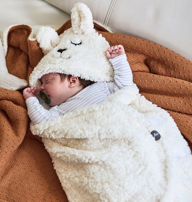 Wikkeldeken Bunny White